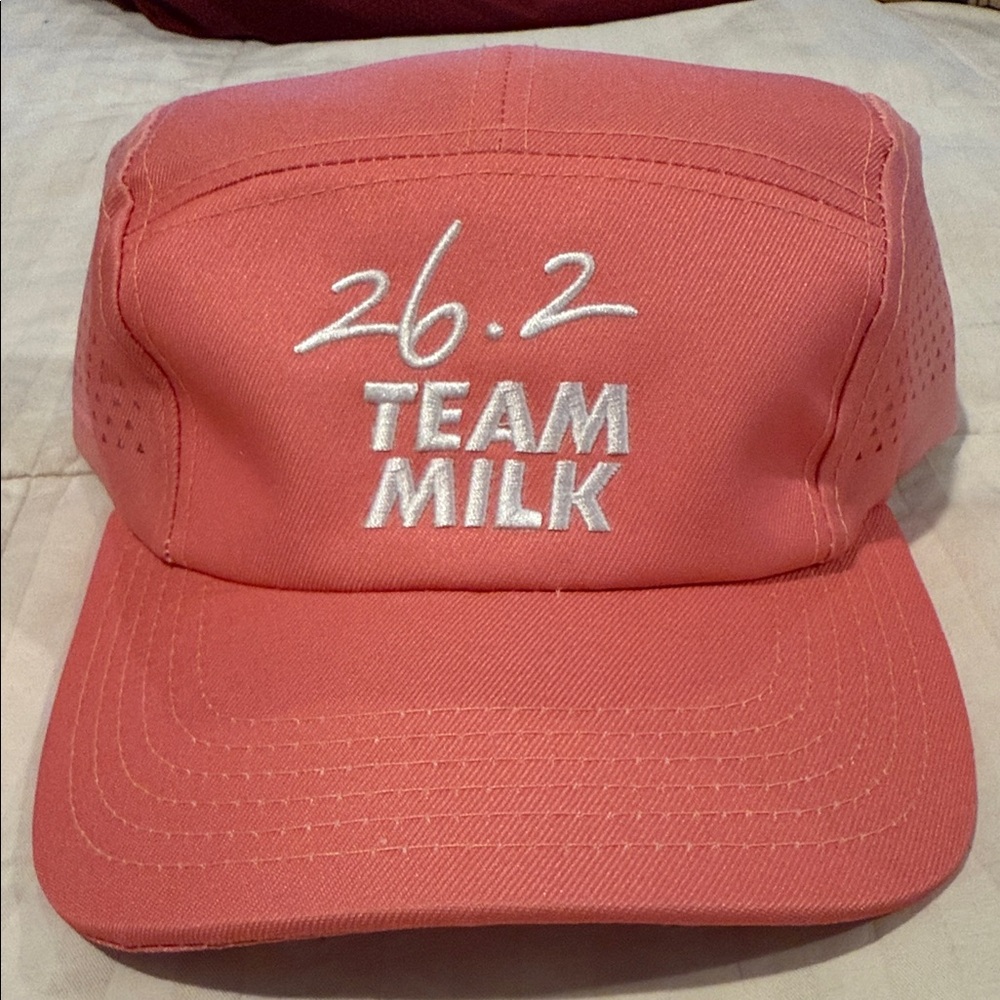 Coral '26.2 Team Milk' hat